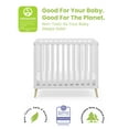 Delta Children Essex Convertible Mini Baby Crib with 2.75Inch Mattress