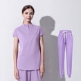 thumbnail image 1 of Bata quirúrgica de alta gama, ropa de lavado para quirófano dental, ropa elástica para cepillos de manos para mujeres, conjunto de ropa de trabajo bucal para médicos y enfermeras, 1 of 6