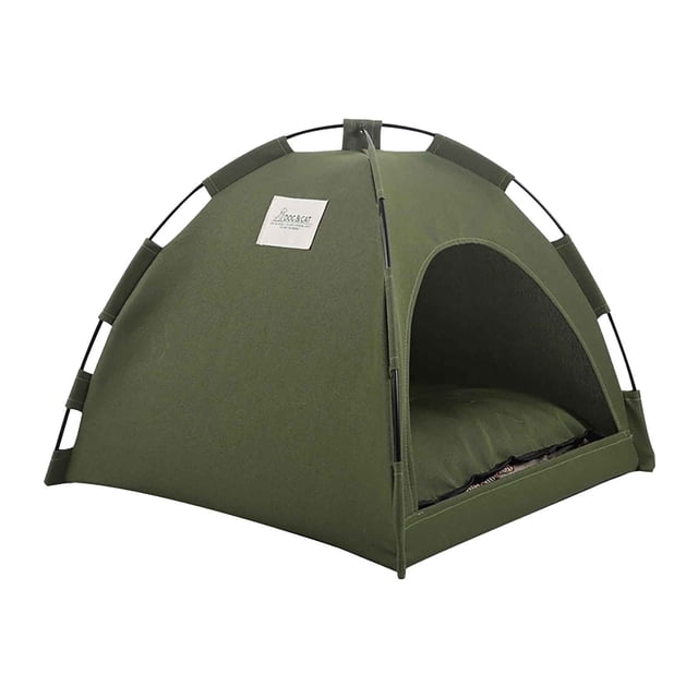 Jacenvly - Adornos navideños en liquidación, almohadilla de verano para exteriores, transpirable, plegable, de color sólido, minimalista, jaula para mascotas, tienda de campaña para mascotas,