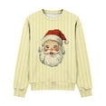 thumbnail image 7 of Taqqpue Boys Girls Christmas Sweatshirt Long Sleeve Santa Printed Shirts Blouse Fall Winter Ugly Christmas Sweater Pullover for Kids 1-15T, 7 of 7
