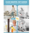 thumbnail image 5 of Homitt Electric Spin Scrubber Mother's Day, 350RPM, Cordless Scrubber with Adjustable Extension Arm, 3 Replaceable Cleaning Scrubber Brush Heads - White, 5 of 7