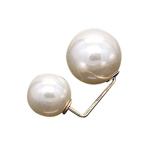 DPTALR Women's And Light Proof Pearl Brooch Pin Silk Scarf Buckle