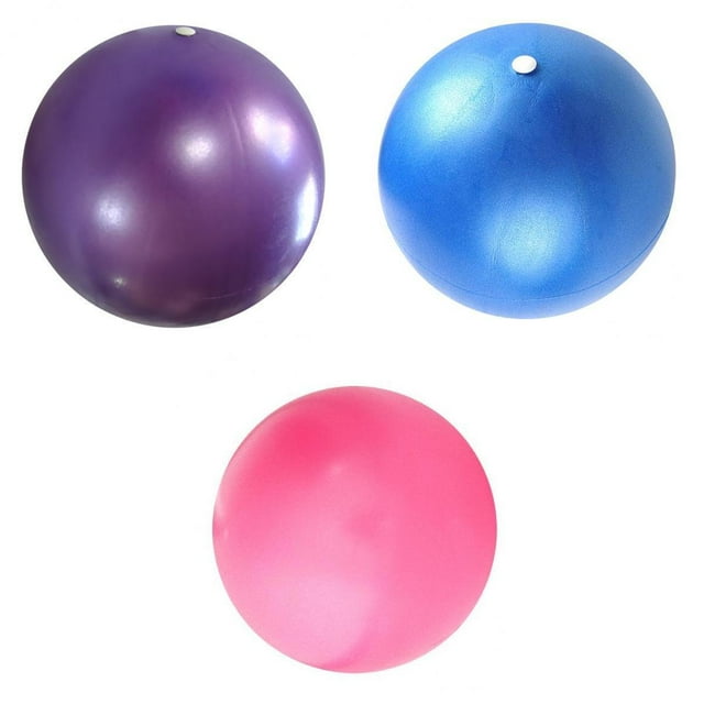 3x Mini Balles de Yoga 25cm pour Entraînement de Base Pilates Entraînement Physique