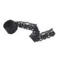 thumbnail image 3 of WRISTBIQUE Sewing Lace Ribbon Black Flower Lace Trim 1Pcs 5 Yards x 1.6In, 3 of 10