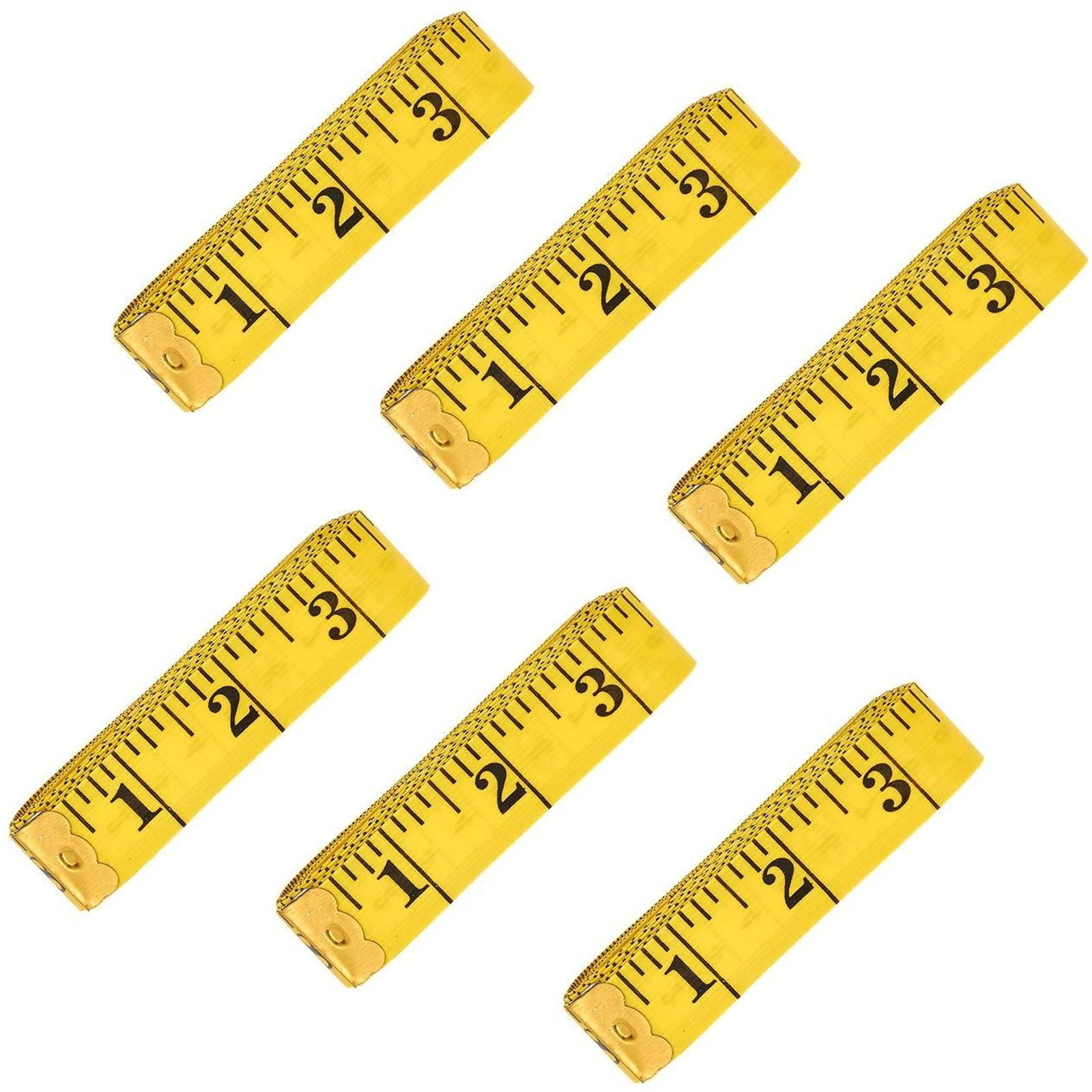 120Inch Extra Long Measuring Tapes 6Pack Soft Tailor Tape Measure, DoubleSided Sewing Tape