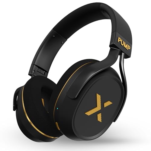 BlueAnt Pump X - Los auriculares de gimnasio | Auriculares deportivos | Almohadillas acolchadas y refrescantes | (ANC) Cancelación activa de ruido/Transparencia avanzada | Inalámbrico | Hasta 58 horas
