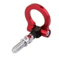 thumbnail image 4 of DYNWAVECA Aluminum Car Tow Bar hook and eye Towing Trailer Racing Front Rear For European Model - Red, 4 of 10