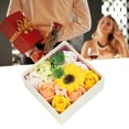 thumbnail image 4 of De Baño de Flores de Simulación, Caja exquisita para Cumpelaña, Navidad, San Valentín, decoración romántica para HOGAR, 4 of 7