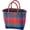 Rose, variant on Handwoven Tote Bag for Women Straw Hobo Purse PVC Summer Beach Bag Rattan Woven Cute Shopping Handbag Color Block