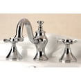 thumbnail image 3 of Kingston Brass KC7161BEX 8 in. Widespread Bathroom Faucet, Polished Chrome, 3 of 5