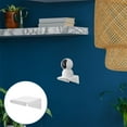 thumbnail image 3 of 2 estantes de montaje en pared sin taladro para cámaras de seguridad, enrutadores, monitores de bebé, estantes flotantes adhesivos para el hogar, oficina, dormitorio, baño, decoración de plástico, 3 of 6
