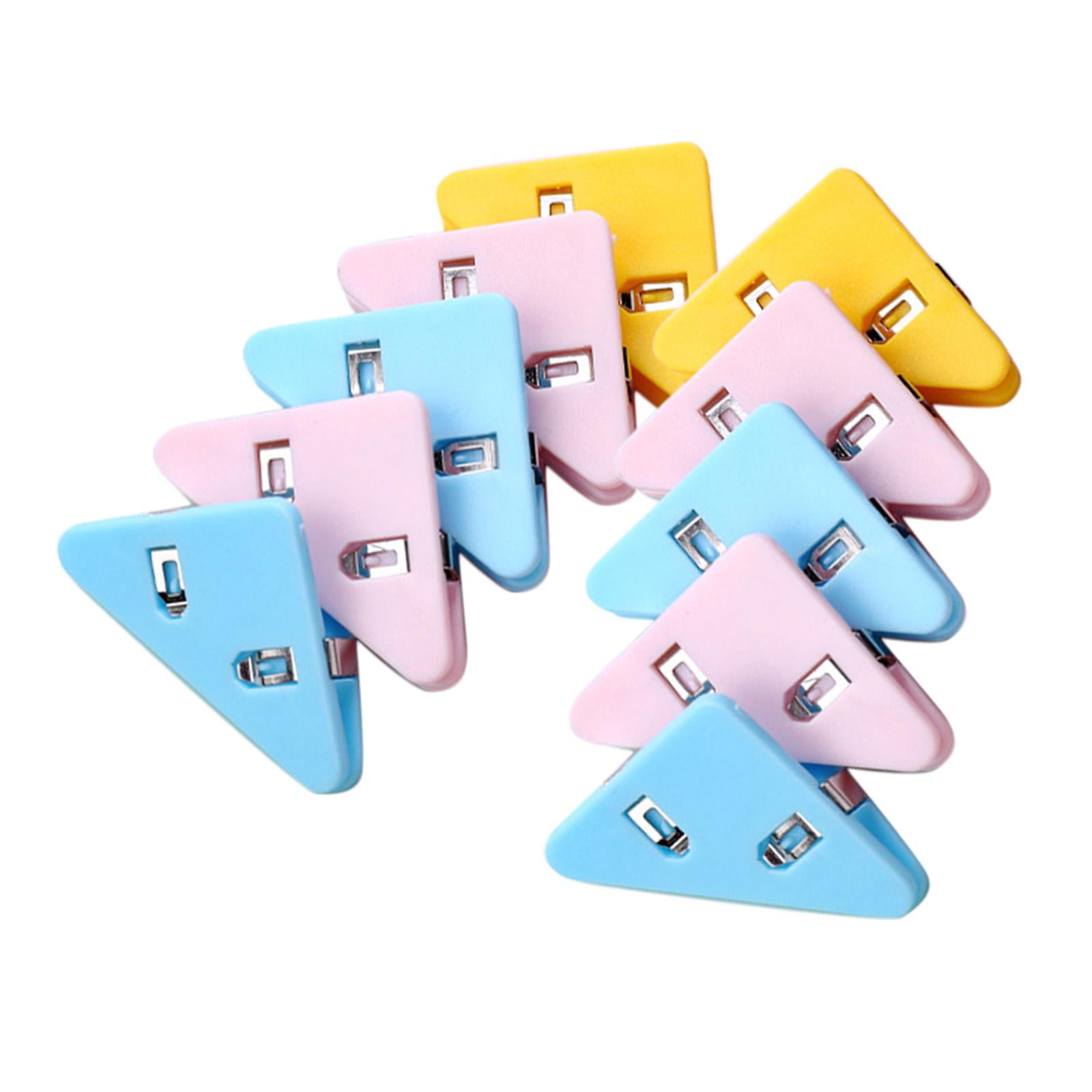Large Binder Clips 10PCS Paper Clamps Binder Clips Bulk Work Colorful