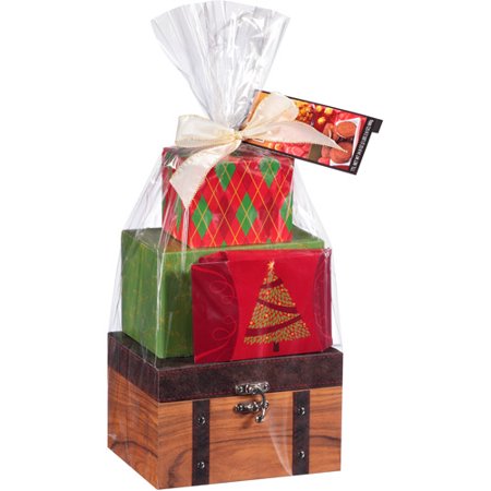 Cozy Confections Gift Box Tower Set, 3 pc (Color will vary)