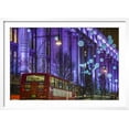thumbnail image 2 of England, London, Soho, Oxford Street, Christmas Decorations and Bus, Scenic Transportation Framed Art Print Wall Art by Walter Bibikow Sold by Art.Com, 2 of 5