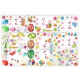 thumbnail image 1 of Glass Adhesive 9 Stickers Stickers Easter Bunny Fridge Stickers Eggs Window Set Of Wall Sticker, 1 of 9
