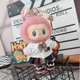 thumbnail image 5 of Ropa y accesorios para muñecas de peluche en miniatura de 17 cm para muñecas ídolos de Corea del Kpop Exo Labubu, chaqueta de cuero, conjunto JK, ropa de regalo, 5 of 5