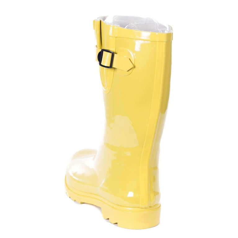 Walmart yellow shop rain boots