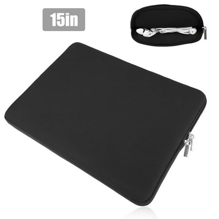 EEEkit 13 15 Inch Laptop Sleeve Case Pocket Carrying Bag Cover with Accessories Pouch,Compatible 13.3 MacBook Air/Pro/Touch Bar Notebook Ultrabook Chromebook Dell HP ThinkPad Lenovo Asus