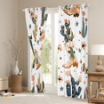 thumbnail image 3 of Feelyou Cactus Floral Curtains Pack of 2 (42x84 Each), Cowgirl Cowboy Curtains Blackout, 3 of 6
