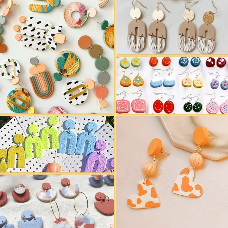 Beginners Diy Clay Earrings Kit Polymer Clay Earring Jewelry Making Kit For  Diy Home Decor Easy Craft Project Create It Yourself - Jewelry Making Kits  - AliExpress