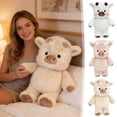 thumbnail image 3 of LOWLHOME Cute Running Highland Cow Plush Toy, 23.7inch Running Cow Plush, Moving Legs Stuffed Animal Toy, Soft And Cuddly Farm Animal Doll, Cozy Huggable Gift for Adult(Khaki), 3 of 5