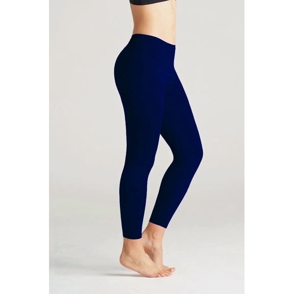 On the Go Women’s SuperSoft Leggings (1 Pair, Navy, Size S-M)