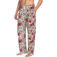 thumbnail image 2 of Daiia Rose Mix Leopard 4 Men's Sleep Pant with Pockets and Drawstring,Pajama Pants-Small, 2 of 9
