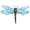 Blue, variant on GRNSHTS Metal Dragonfly Wall Decor Outdoor Garden Fence Art,Hanging Decorations for Living Room, Bedroom,Garden (Red)