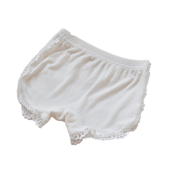 LYMAYTER ‌Girls Lace Shorts Under Dress Dance Toddler Bike Sports Wear Lightweight Safe‌ 2-10Y