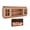 69" Natural Oak+36" Fireplace, variant on Farmhouse Barn Door TV Stand for up 75" TVs w/ Outlets & USB, 33.5" Tall Entertainment Center Media Console Cabinet w/ Transparent Glass