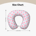 thumbnail image 5 of Xecao Checkerboard With Snowflake Print Memory Foam Cervical Neck Pillow Versatile U-Shaped Pillows for Home,Office,Camping,Travelling,Soft Washable Cover, 5 of 8