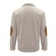 thumbnail image 4 of Blusa y camisa de manga larga con cuello alto para hombre, estilo casual, con estampado de palmeras color cacao, deportiva, con cuello alto, botones y patchwork, de poliéster., 4 of 8