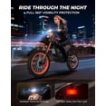 thumbnail image 5 of Electric Dirt Bike for Adults Teens, 3500W, 42MPH & 60 Miles, 48V/23.5AH Removable Battery, 14"/12" Tire, Hydraulic Brakes & Full Suspension, Mountain Off-Road Dirt Bike, 5 of 8