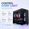 thumbnail image 2 of Gigatech Gaming Titan 5 Gaming PC Desktop - Ryzen 5 9600X, RTX 5060, 32GB DDR5, 512GB SSD, RGB, Windows 11, Wi-Fi, 2 of 6