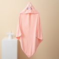 thumbnail image 2 of hiryomu Baby Bath Time Essentials Hooded Baby Bath Towel Coral Fleece Quick Water Absorbent Cartoon Design 80 X 80cm Ideal for Newborn to Toddler for Boys, 2 of 8