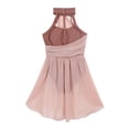 thumbnail image 4 of Aislor Kids Girls Lyrical Chiffon Dance Dress Sleeveless Jazz Latin Ballet Dance Costumes, 4 of 7