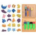 thumbnail image 4 of Kit De Herramientas De Pintura Niño 47 Pz Malubero  Malu1437, 4 of 4