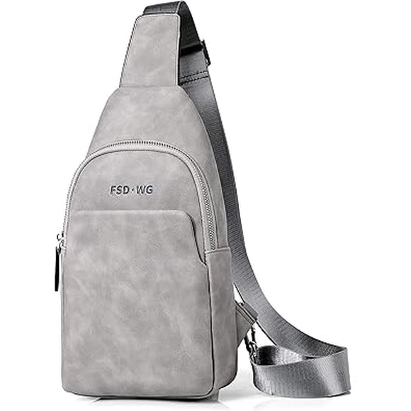 FSD.WG Bolso Cruzado Multifuncional para Hombre, Bolso Cruzado Resistente Al Agua para Viajes y Uso Diario