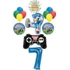 Sonic the Hedgehog Party Supplies 7th Birthday Balloon Bouquet Decorations 14pc