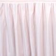 thumbnail image 6 of Efavormart 17ft Blush Accordion Pleat Polyester Table Skirt for Kitchen Dining Catering Wedding Birthday Party Decorations Events, 6 of 9