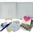 thumbnail image 1 of Ongmies Oil Painting Clearance Date Night Box for Two Couples Diy Kit Couples Experience Box Gift for Couples Box Art Experience Set Wedding Gift Home Decor Pink, 1 of 9