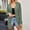Green, variant on Jacenvly Cardigan For Women Long Sleeve Solid Knit Sweaters For Women Soft Warm Thigh Length Coat Tops Loose Casual Pocket Jacket Blouse