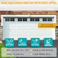 thumbnail image 3 of Magnetic Garage Door Decorative Hardware 6x4 Inches 16PCS, 3 of 5