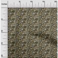thumbnail image 2 of oneOone Tissu Polyester Spandex Vert Olive Foncé Tissu Abstrait Matière de Robe Tissu Imprimé Tissu au Mètre 56 Pouces de Large, 2 of 4