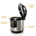 thumbnail image 6 of Megachef 12-Quart Digital Pressure Cooker, 17" x 15", 6 of 8