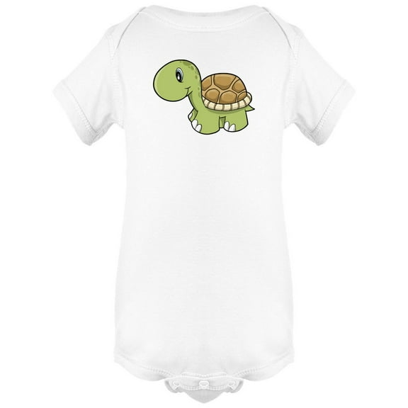 Cute Safari Turtle Cartoon Bodysuit Infant -Image by Shutterstock,  Newborn