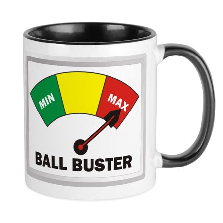 

CafePress - Ball Buster Mug - Ceramic Coffee Tea Novelty Mug Cup 11 oz