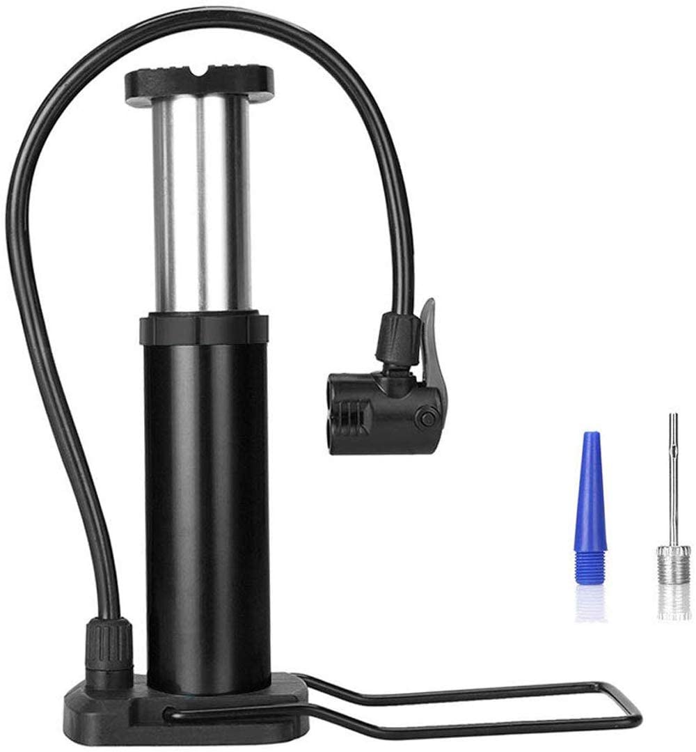 Mini Bike Pump, Portable Foot Activated Bicycle Pump, Universal Presta
