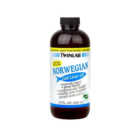 Twinlab Emulsified Norwegian Cod Liver Oil, 100ct