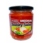 Herr's Salsa, Chunky, Medium-16.oz